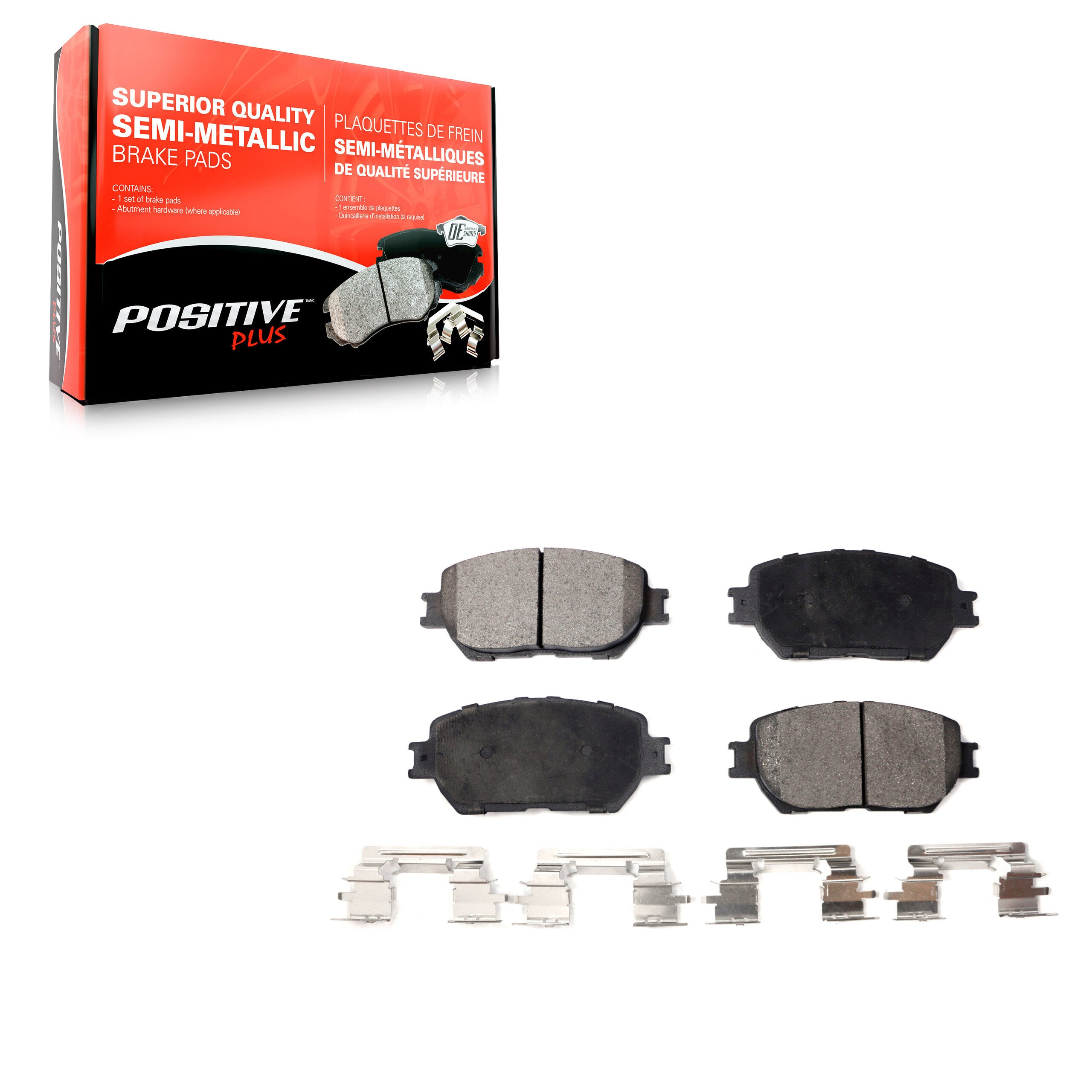 Front Semi-Metallic Disc Brake Pads PPF-D908 For Toyota Camry Lexus IS250 GS300