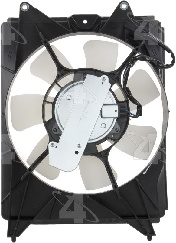 76296 OE Replacement A/C Condenser Fan Passenger Side, Single fan