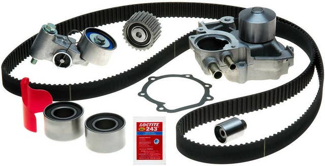 Gates PowerGrip Premium Engine Timing Belt Kit with Water Pump for a Subaru Impreza | TCKWP328B