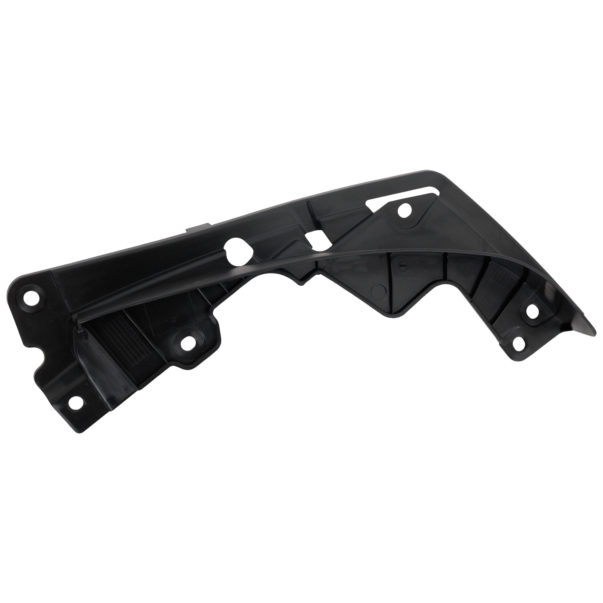 Front, Driver Side Valance, Black