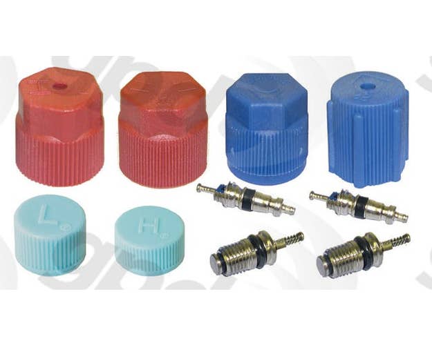 Global Parts Distributors A/C System Valve Core and Cap Kit | 1311575