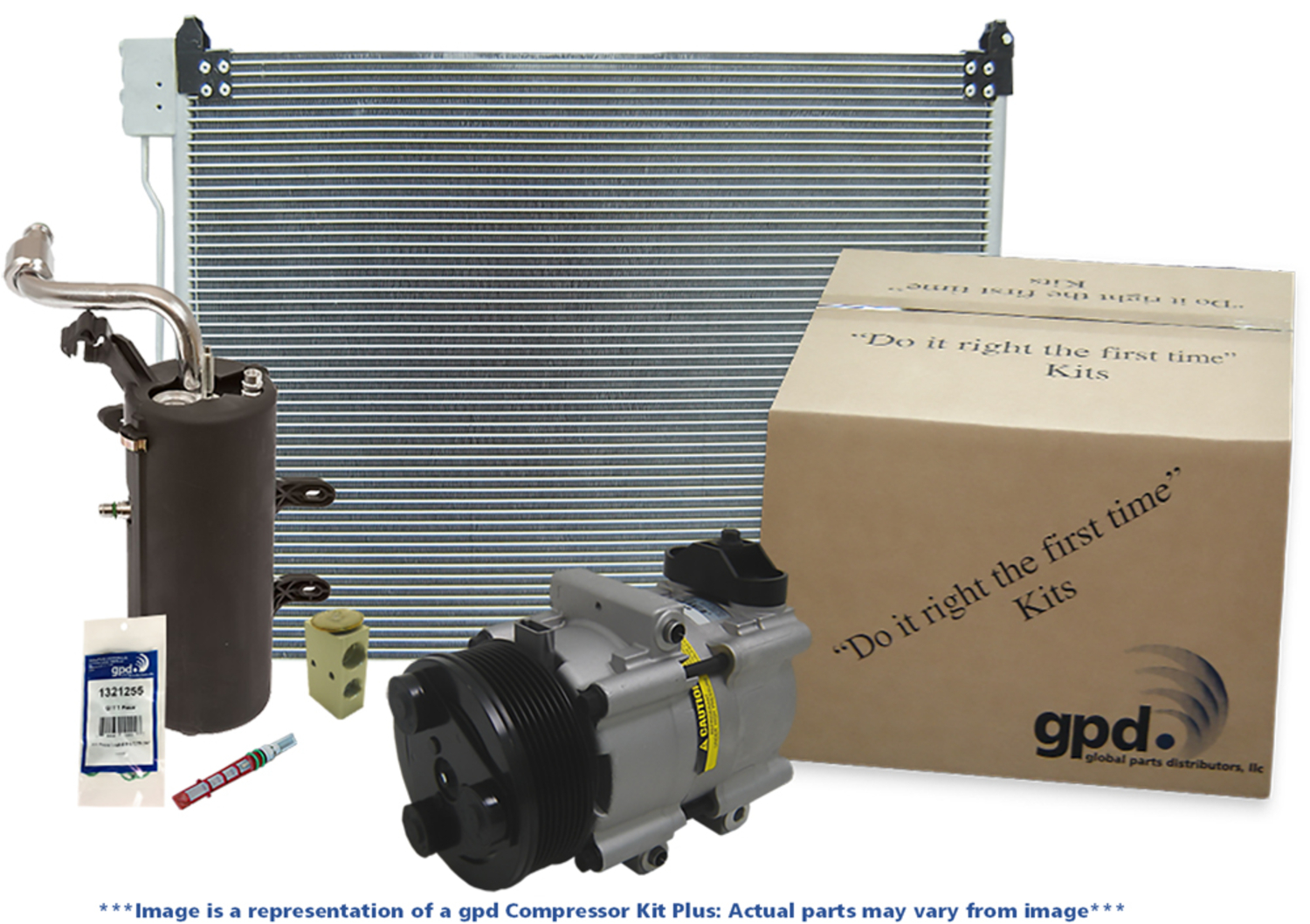 9642616A A/C Compressor, With Clutch, 3.5L, 6Cyl