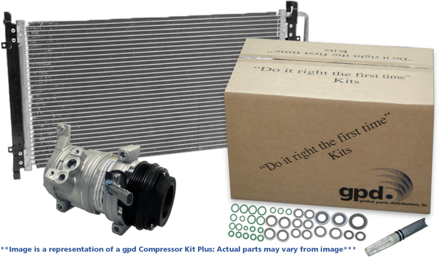 9642811A A/C Compressor, With Clutch, 2.0L, 4Cyl