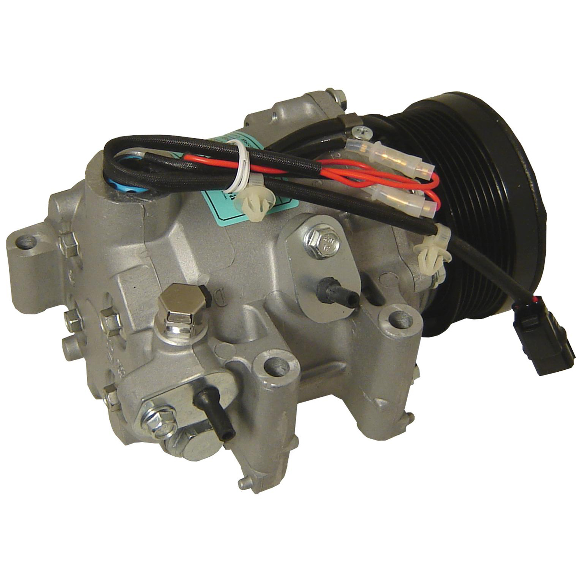 9644789C 4-Piece Kit A/C Compressor, With Clutch, 7-Groove Pulley, 1.8L, 4Cyl, OE Replacement, Includes (1) A/C Compressor, (1) A/C Expansion Valve, (1) A/C O-Ring and Gasket Seal Kit and (1) A/C Condenser - Image 5