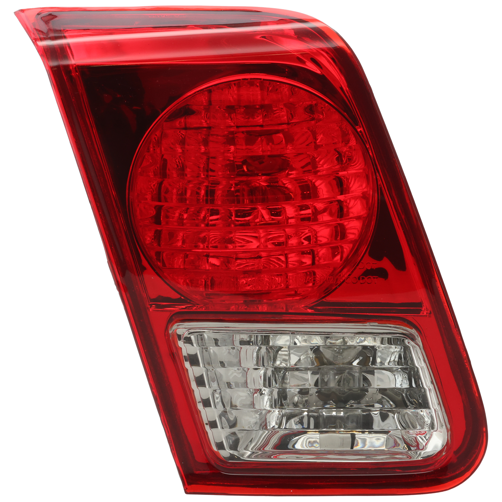 Driver Side, Inner Tail Light, with Bulb, Halogen, Clear and Red Lens, Sedan - Image 2