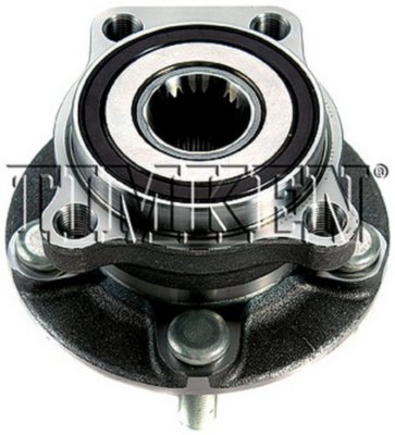 HA590315 Front, Driver or Passenger Side Wheel Hub, 5 Lugs, With Bearing, AWD, Timken OE Replacement