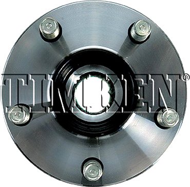 HA590315 Front, Driver or Passenger Side Wheel Hub, 5 Lugs, With Bearing, AWD, Timken OE Replacement