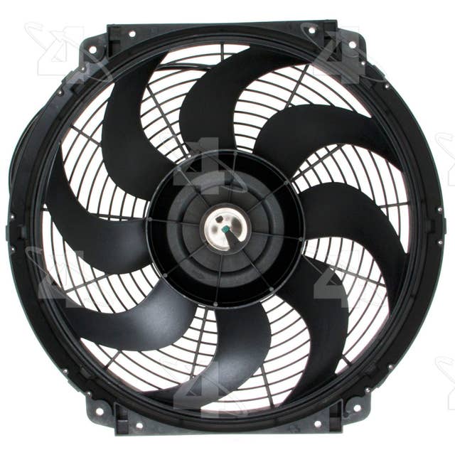 Hayden 3700 | Black Auxiliary Engine Cooling Fan Assembly