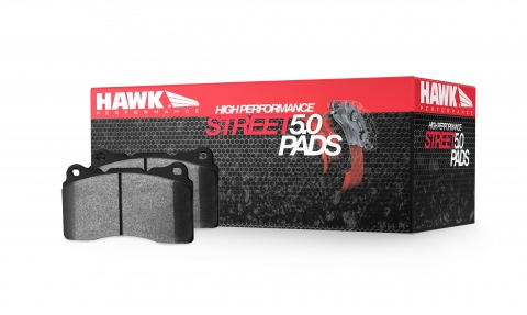 HB452B.545 Rear HPS 5.0 Series Carbon Fiber Brake Pad Set
