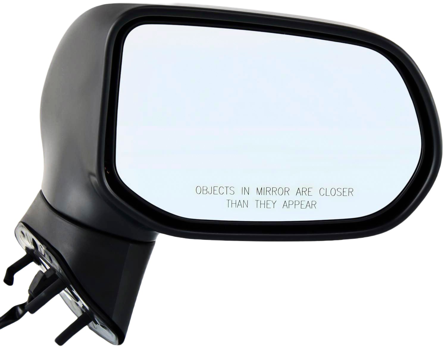 Sedan Passenger Side Mirror, Power Adjust, Non-Heated, Manual Folding, Paintable, No Signal Light, No Memory, No Puddle Light, No Auto-Dim, No Blind Spot Feature