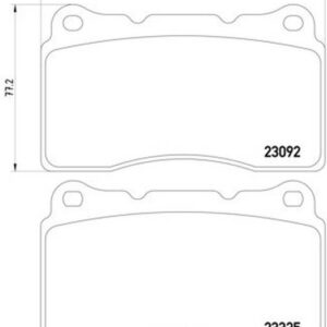 Hella Pagid 355006601 | Front Disc Brake Pad Set