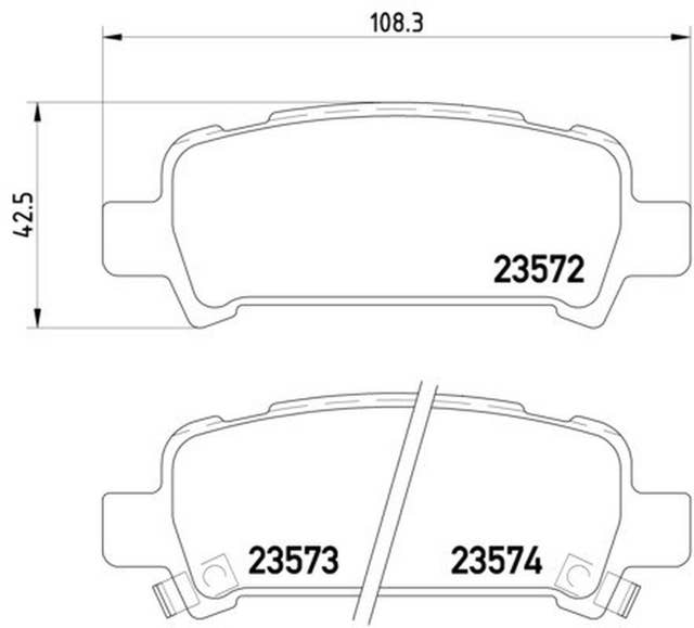 Hella Pagid 355009401 | Rear Disc Brake Pad Set