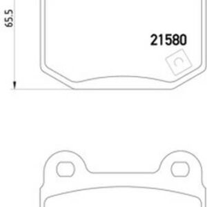 Hella Pagid 355010691 | Rear Disc Brake Pad Set