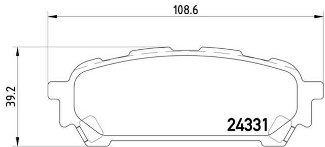 Hella Pagid 355012311 | Rear Disc Brake Pad Set