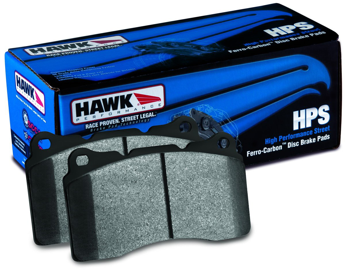 HB600F.539 Rear Performance HPS High Performance Street Series Carbon Fiber Brake Pad Set