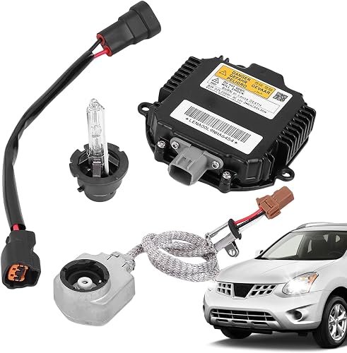 Hid Headlight Ballast Compatible for Infiniti G35 G37 FX35 QX56 Nissan 350Z Maxima Murano 370Z with Igniter & D2S Bulb Replaces 28474-89904 28474-8991A