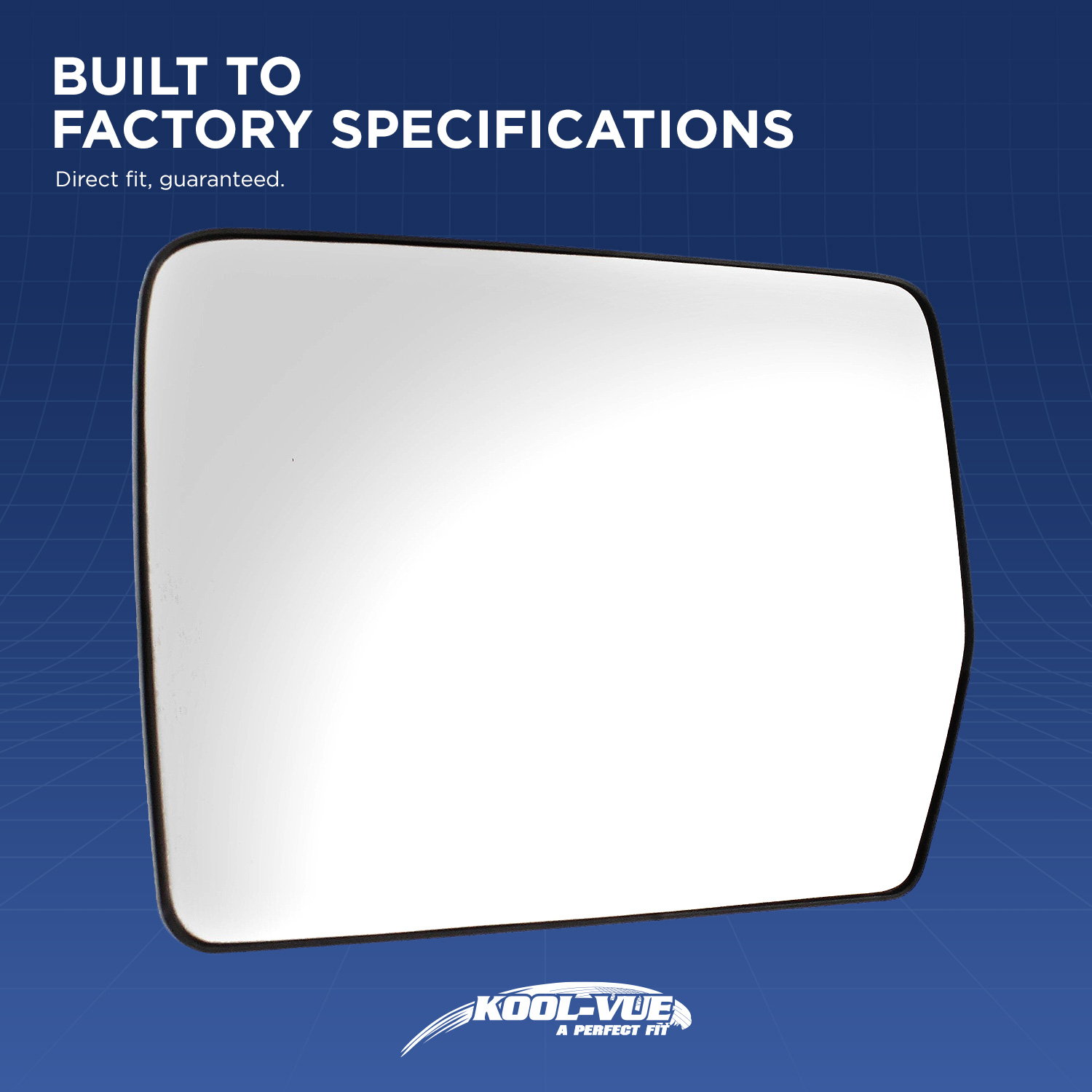 Passenger Side Mirror Glass, Non-Heated, No Blind Spot Feature, Backing Plate Included - Image 4
