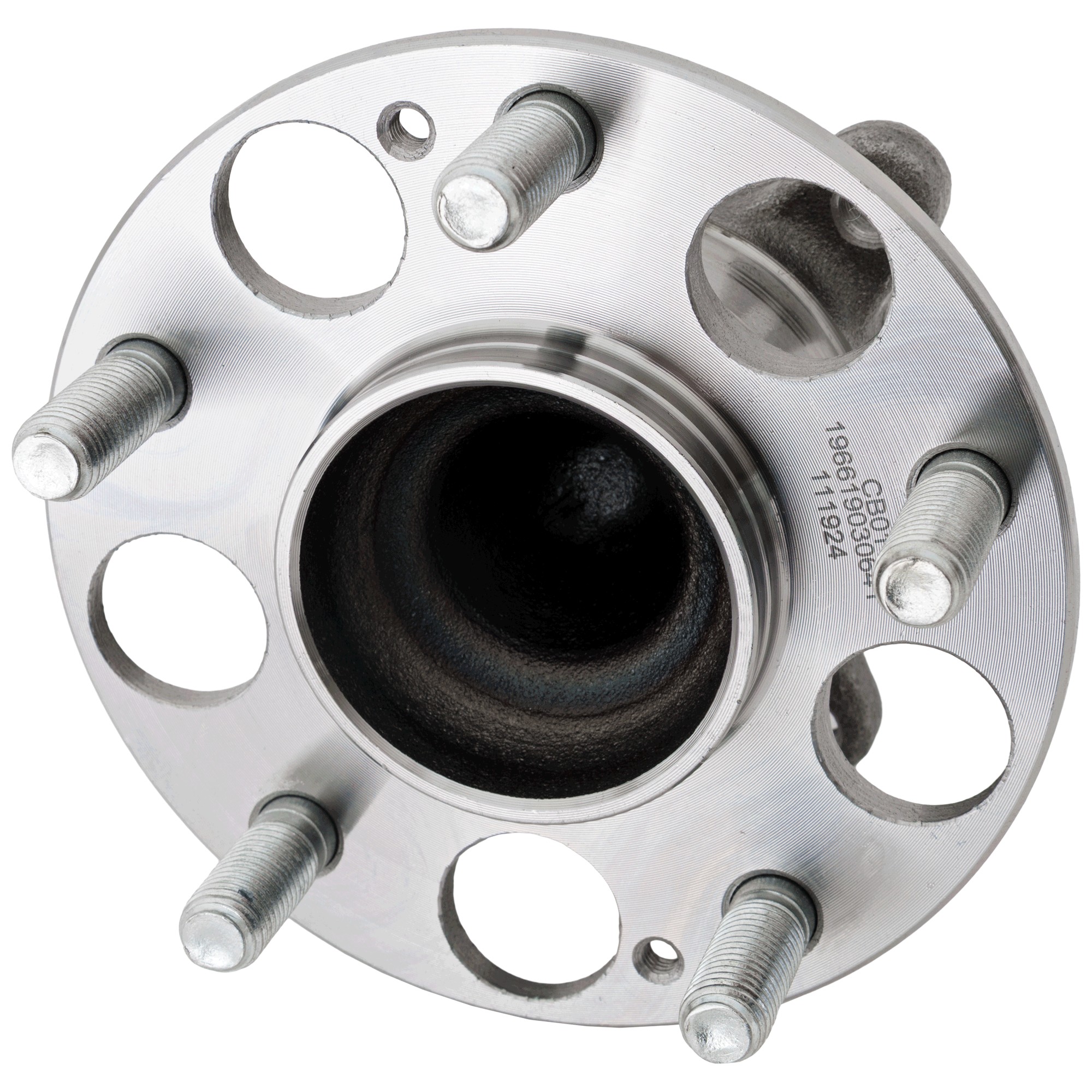 Rear, Driver or Passenger Side Wheel Hub, 5 Lugs, With Bearing, FWD