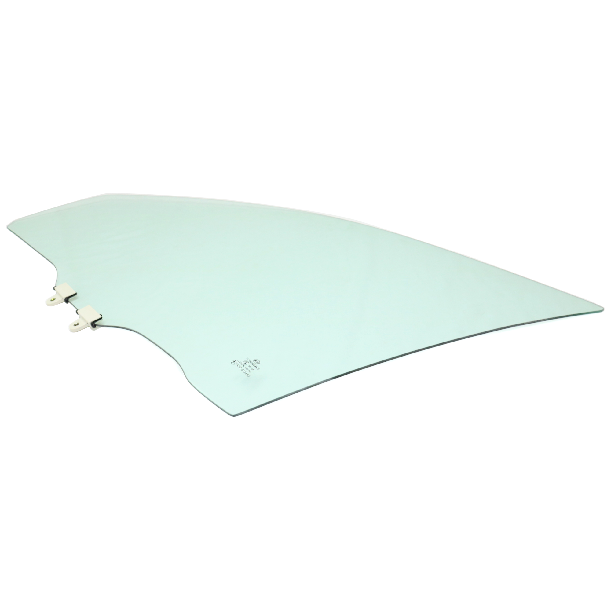 Front, Driver Side Door Glass, Green Tint, With Clips, 4-Door, Sedan, Canada/USA Built Vehicle, Replaces NAGS No. FD21061 GTYN - Image 3
