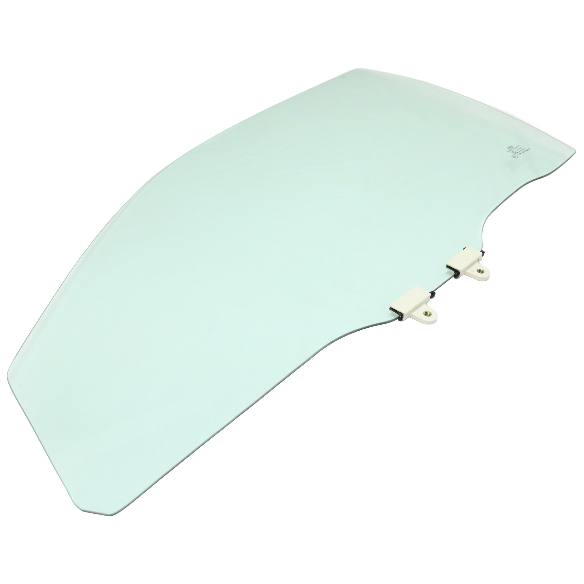 Front, Driver Side Door Glass, Green Tint, With Clips, 4-Door, Sedan, Canada/USA Built Vehicle, Replaces NAGS No. FD21061 GTYN - Image 4