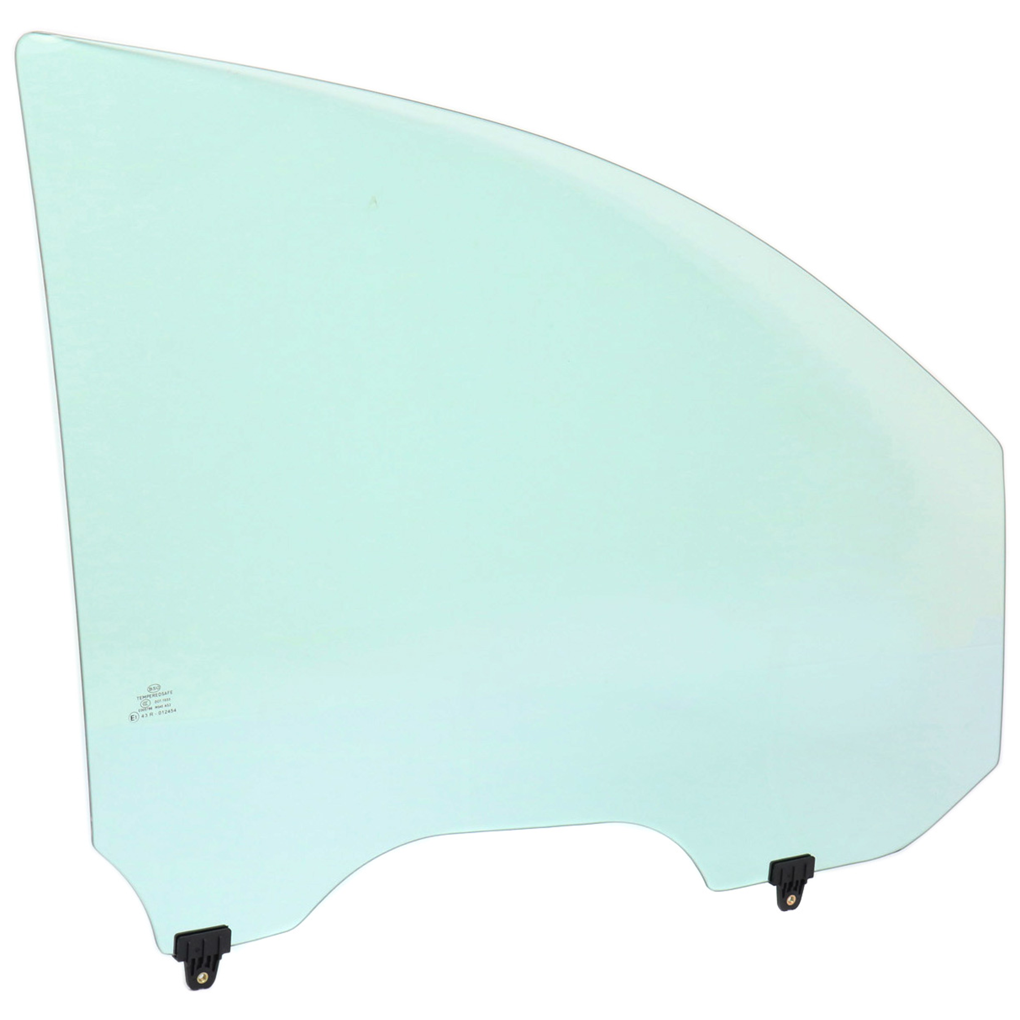 Front, Passenger Side Door Glass, Green Tint, Replaces NAGS No. FD21945 GTYN - Image 2