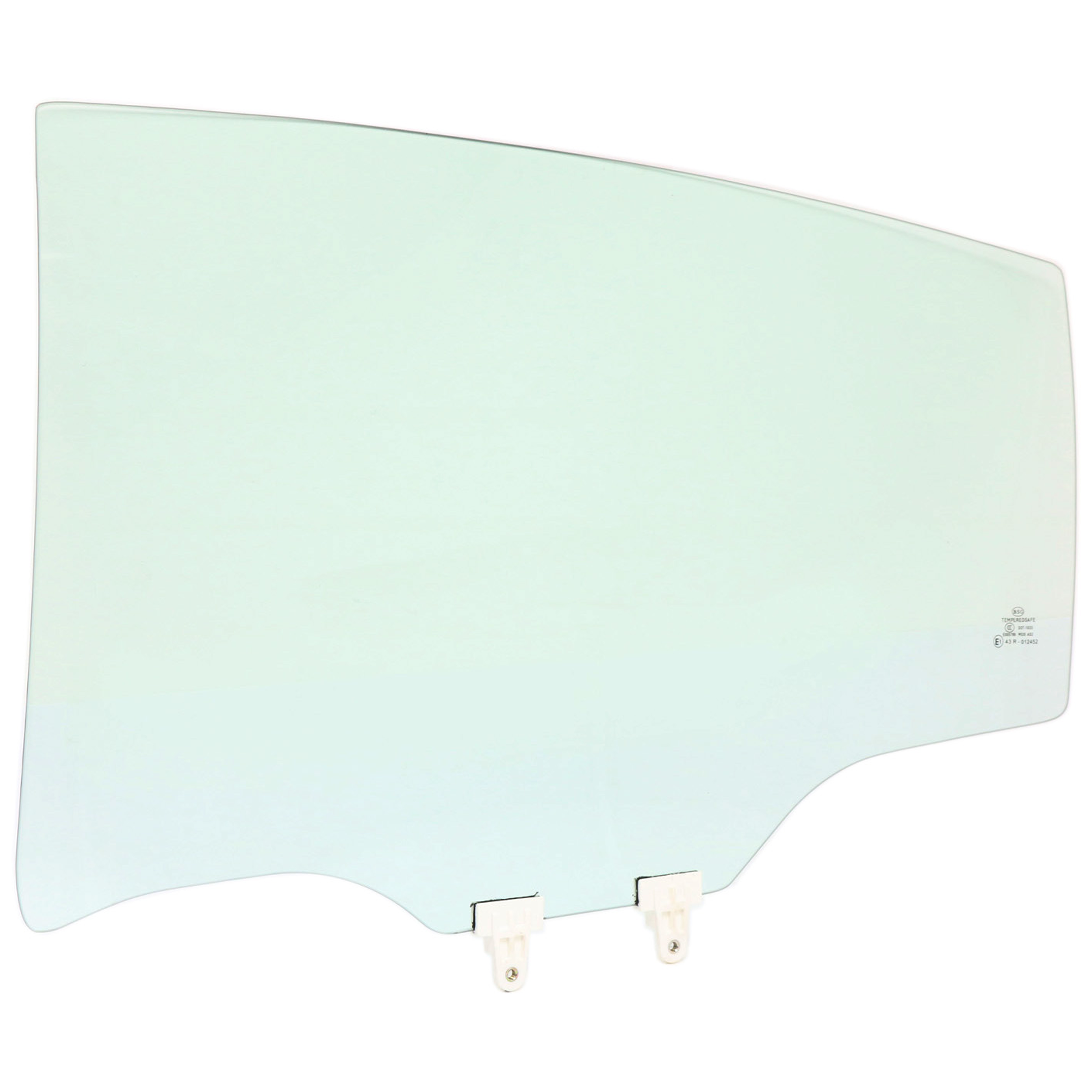 Rear, Driver Side Door Glass, Green Tint, 4-Door, Sedan, Replaces NAGS No. FD23390 GTYN - Image 2