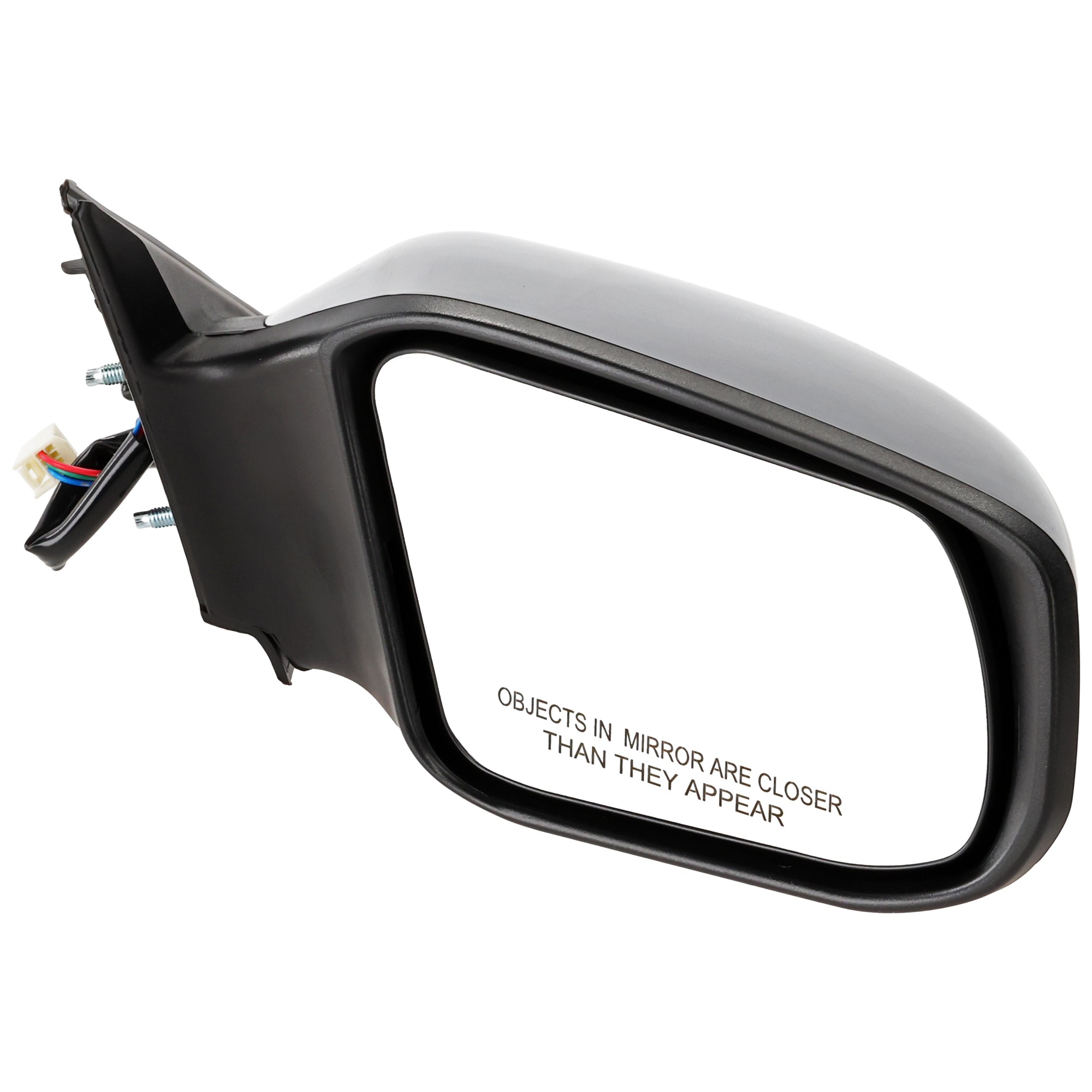Passenger Side Mirror, Power Adjust, Non-Folding, Non-Heated, Paintable, No Signal Light, No Memory, No Puddle Light, No Auto-Dimming, No Blind Spot Feature