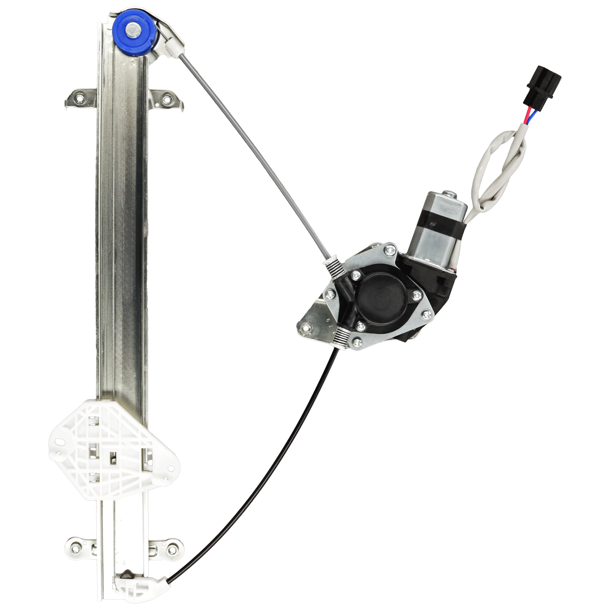 Front, Passenger Side Power Window Regulator, With Motor - Image 2