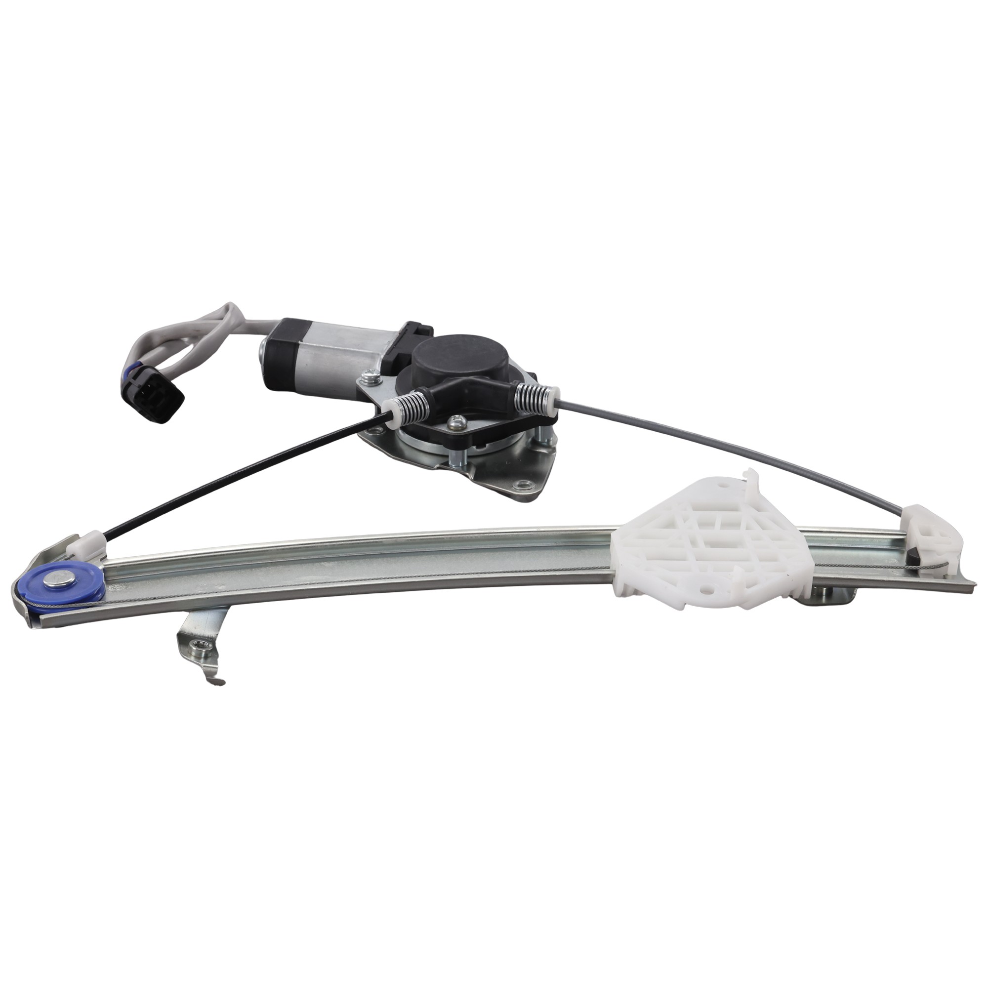 Rear, Passenger Side Power Window Regulator, With Motor