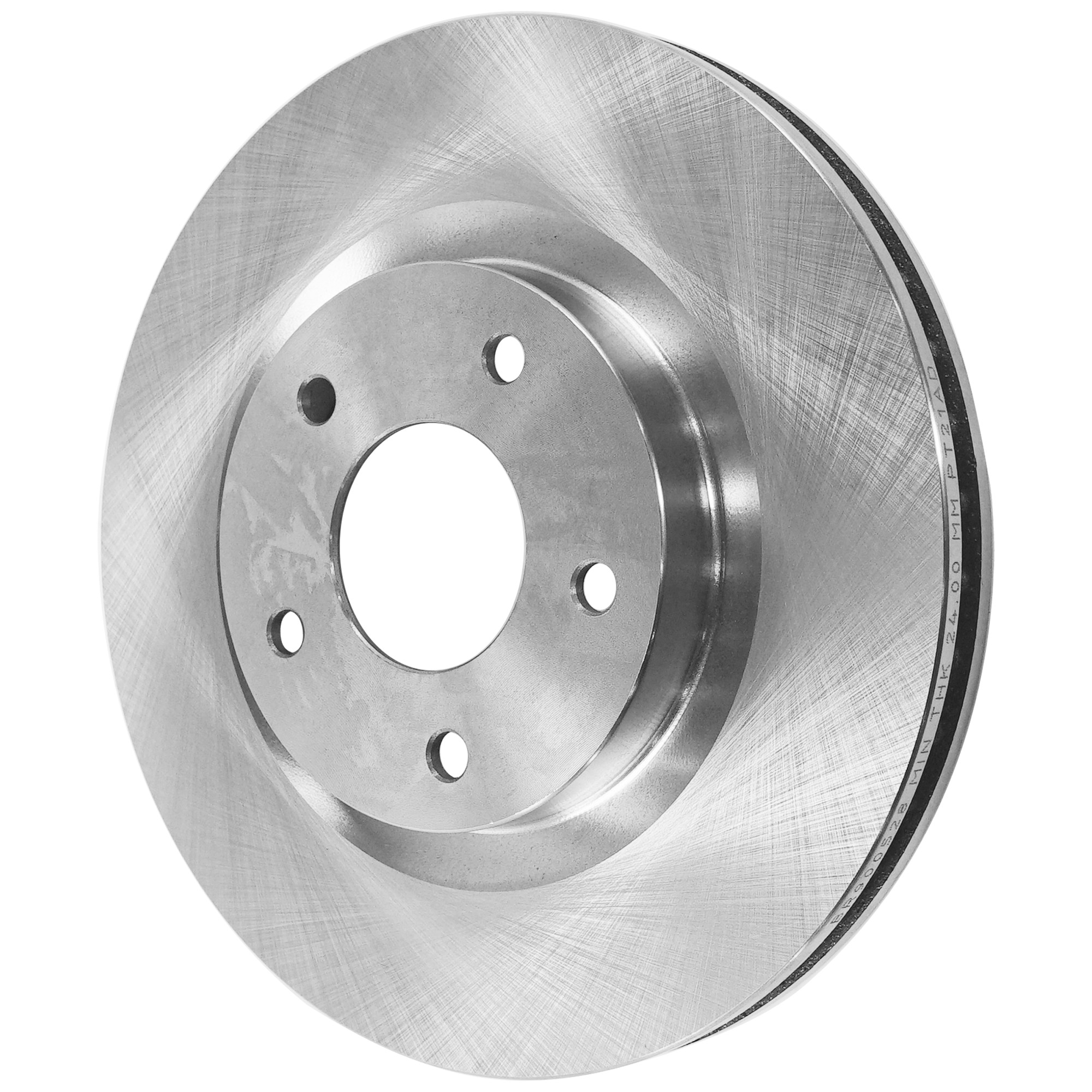 Front, Driver or Passenger Side Brake Disc, Natural Finish, Plain Surface, Vented, 5 Lugs, 295.91 mm, 2.5L, 4Cyl