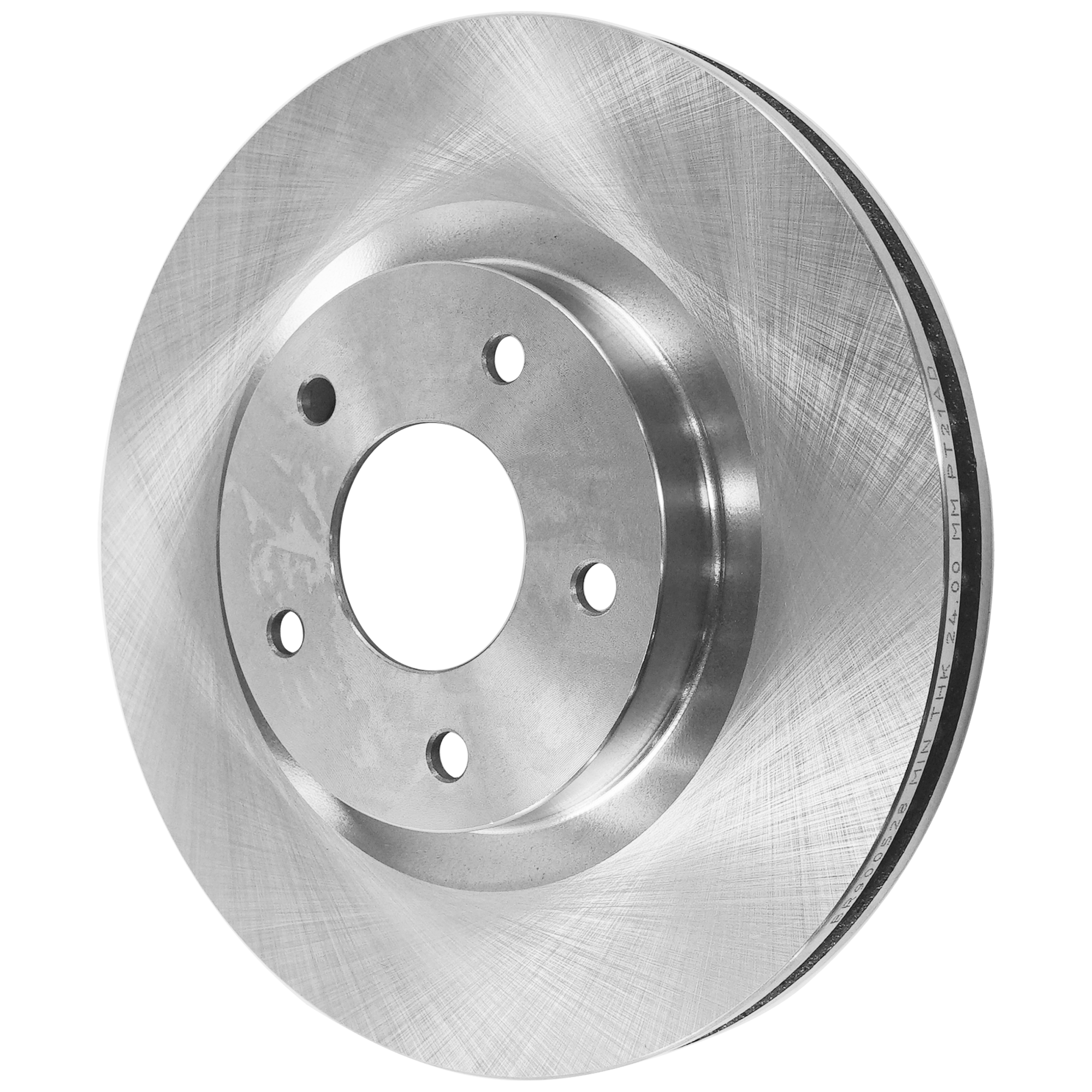 Front, Driver or Passenger Side Brake Disc, Natural Finish, Plain Surface, Vented, 5 Lugs, 295.91 mm, 2.5L, 4Cyl - Image 2