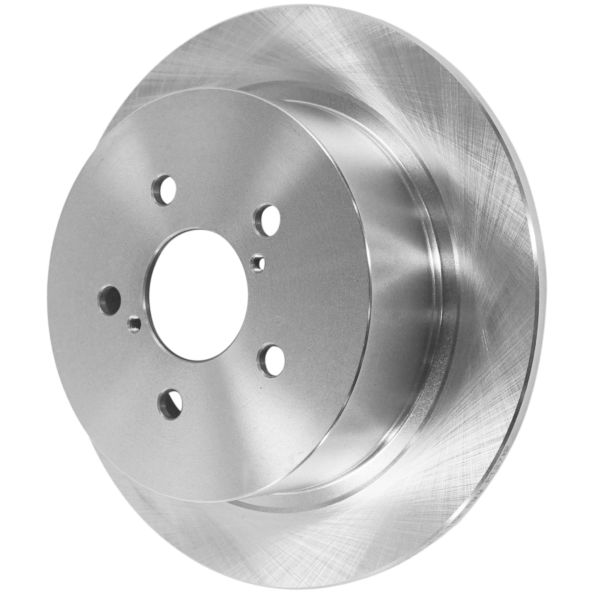 Rear, Driver or Passenger Side Brake Disc, Natural Finish, Plain Surface, Solid, 5 Lugs, 273.81 mm - Image 2