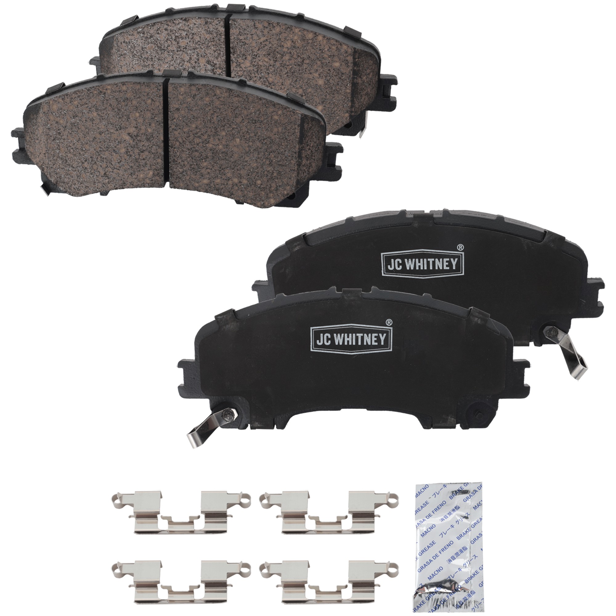 Front Brake Pad Set, 2-Wheel Set, Ceramic