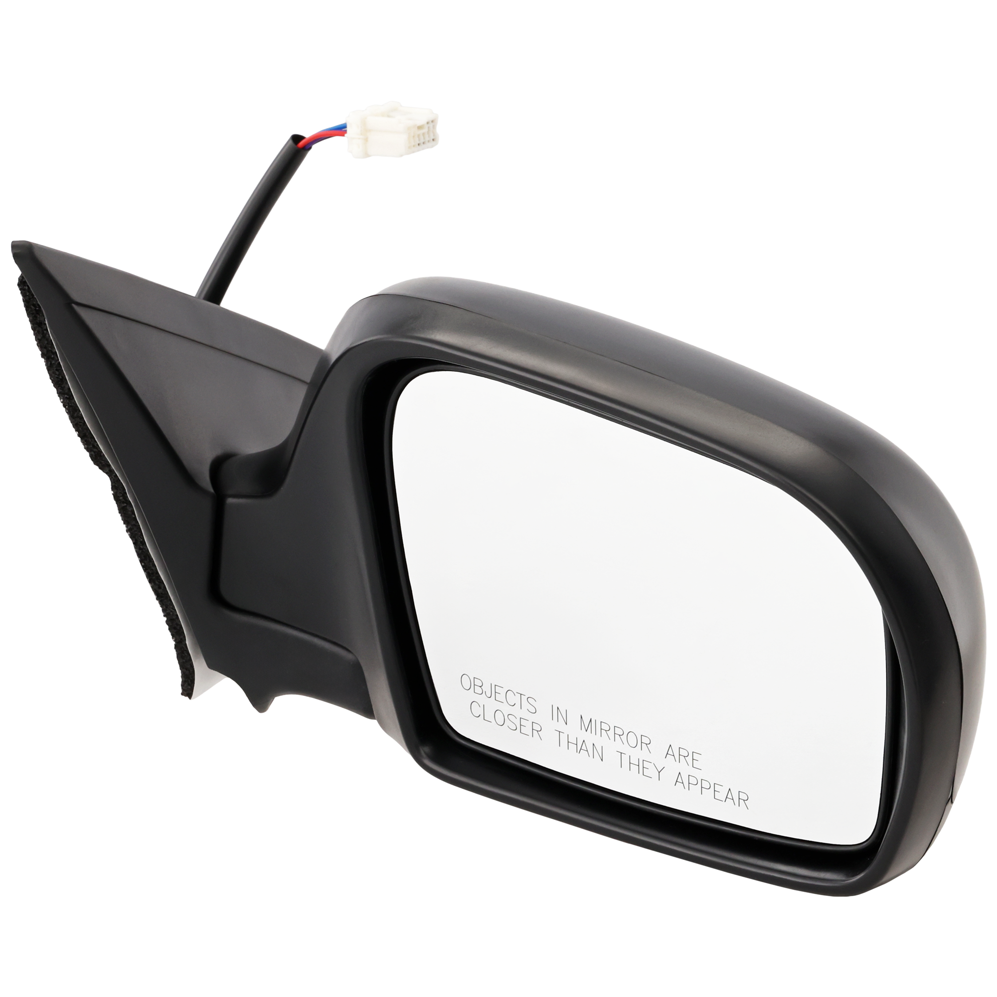 Passenger Side Mirror, Power Adjust, Manual Folding, Heated, Textured Black, No Signal Light, No Memory, No Puddle Light, No Auto-Dimming, No Blind Spot Feature - Image 2