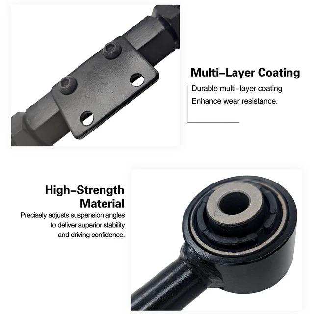 KAITAO2PCS REAR ADJUSTABLE Camber Control Arm Kit Honda CRV 02-06、Element 03-11