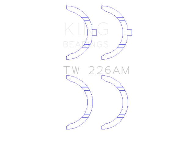 King Engine Bearings TW 226AM | Engine Crankshaft Thrust Washer