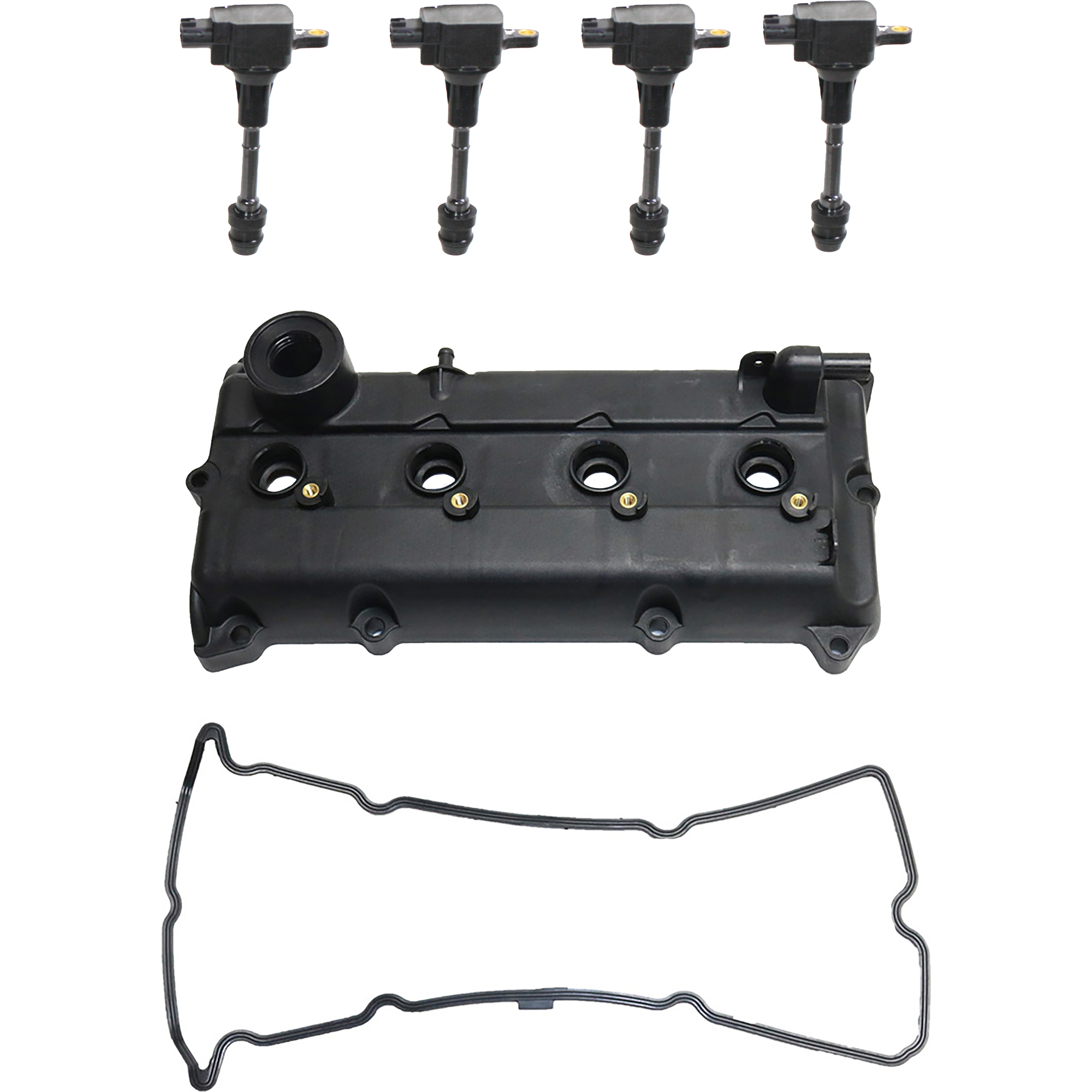 2-Piece Kit Valve Cover, 2.5L, 4Cyl, Includes (1) Ignition Coil and (1) Valve Cover - Image 2