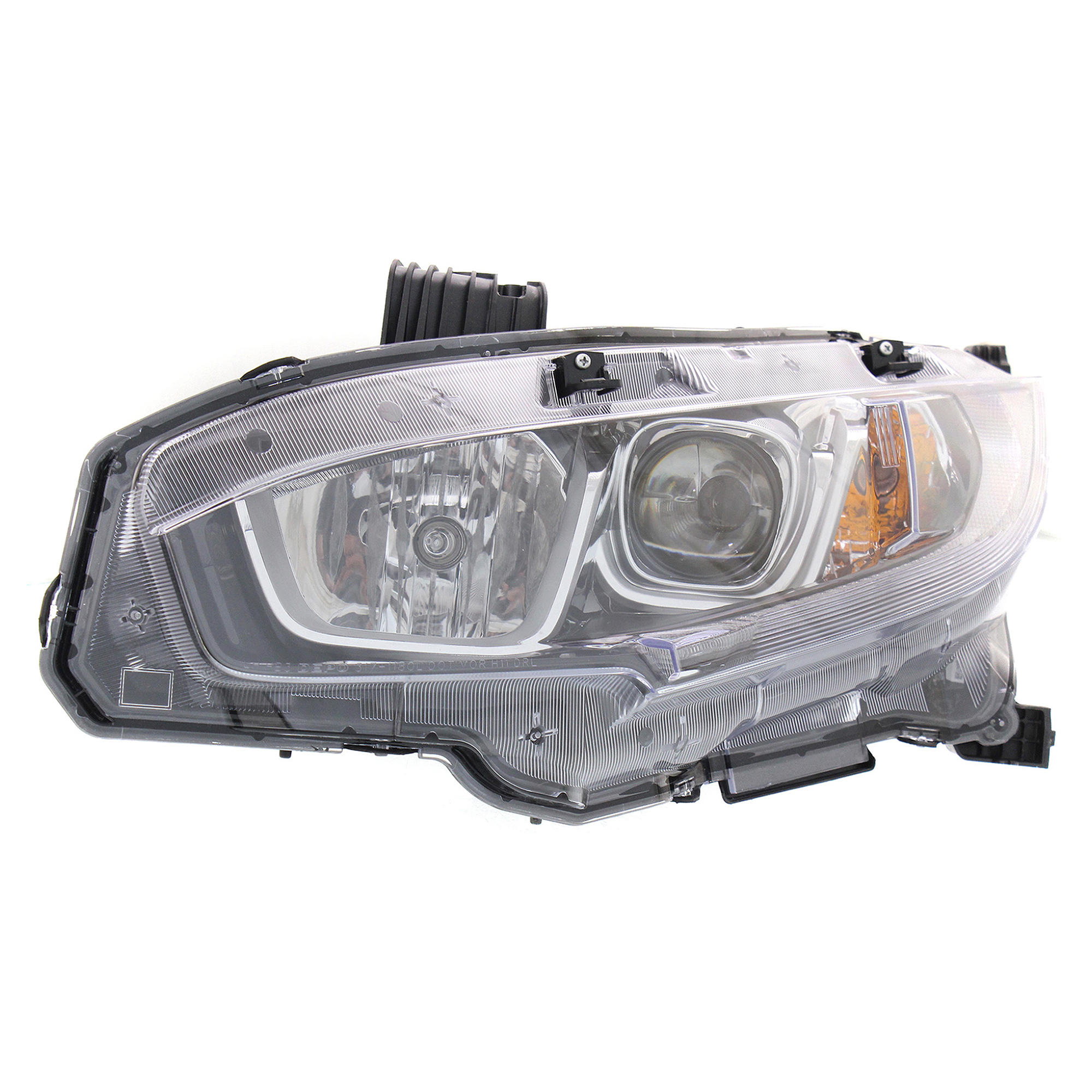 2-Piece Kit Driver Side Halogen Headlight, With bulb(s), OE Replacement, Includes (1) Fender and (1) Headlight - Image 4