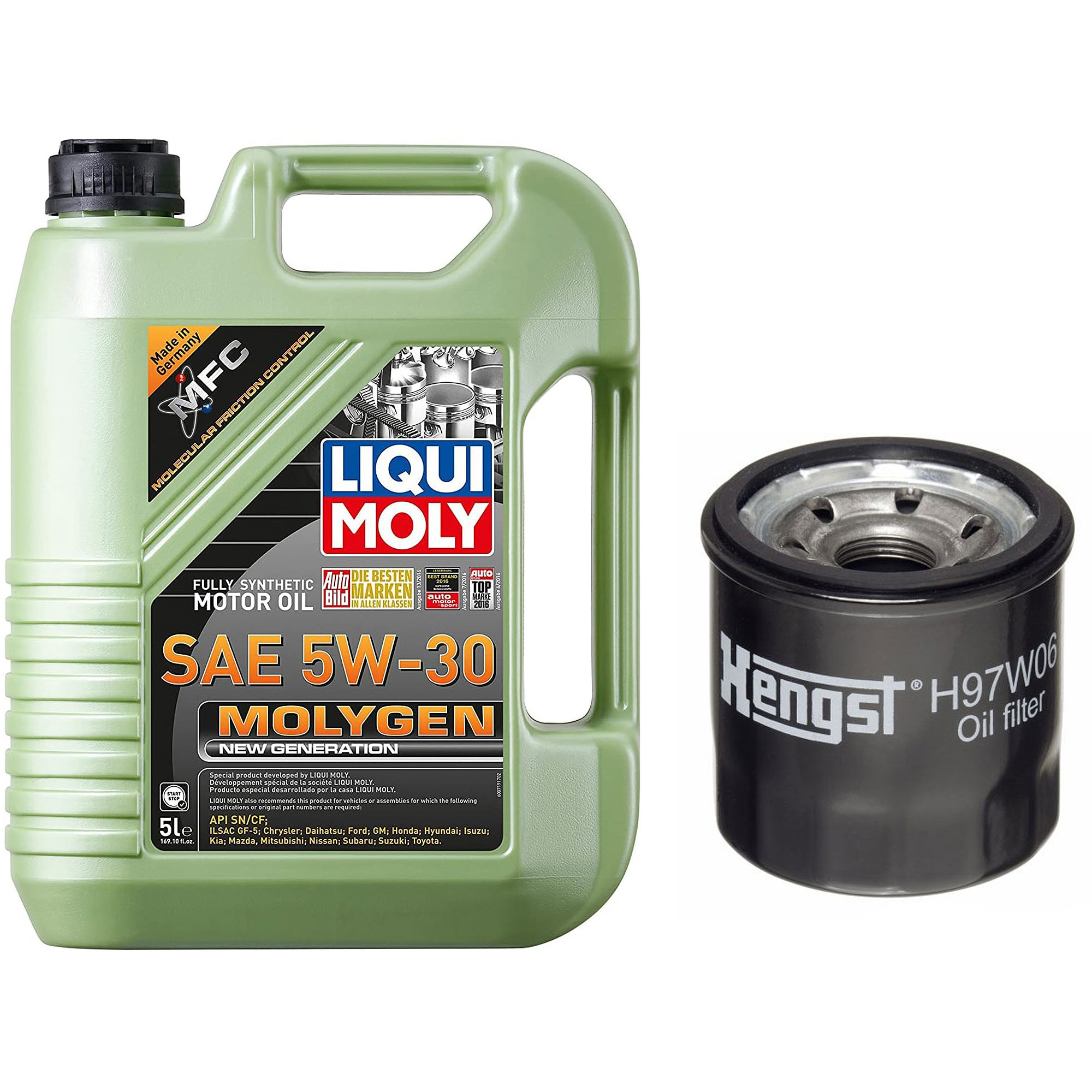KIT-041024-24 2-Piece Kit Oil Filter - Spin-on, Direct Fit, 2-Piece Kit, Includes (1) Oil Filter and (1) Motor Oil
