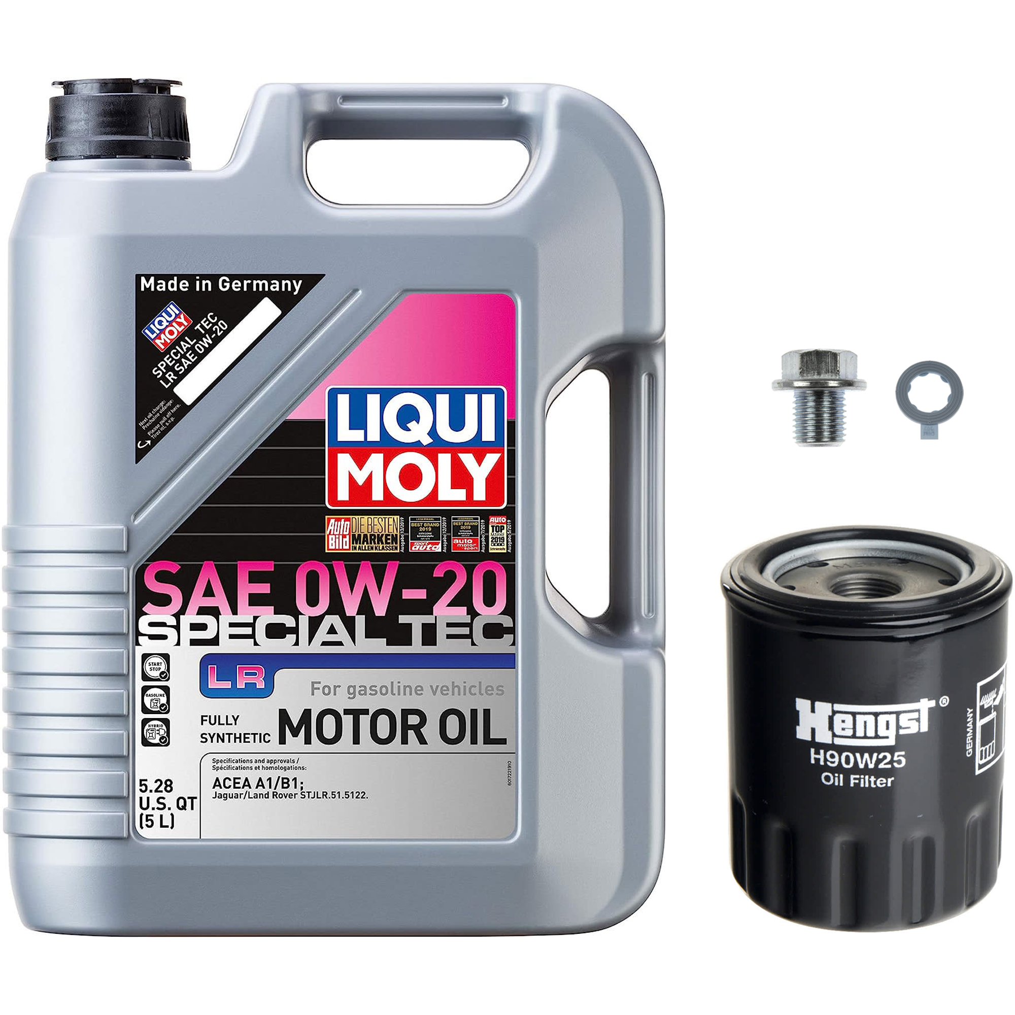 KIT-041726-64 3-Piece Kit Oil Filter, Spin-on, with Motor Oil and Oil Drain Plug - Image 2