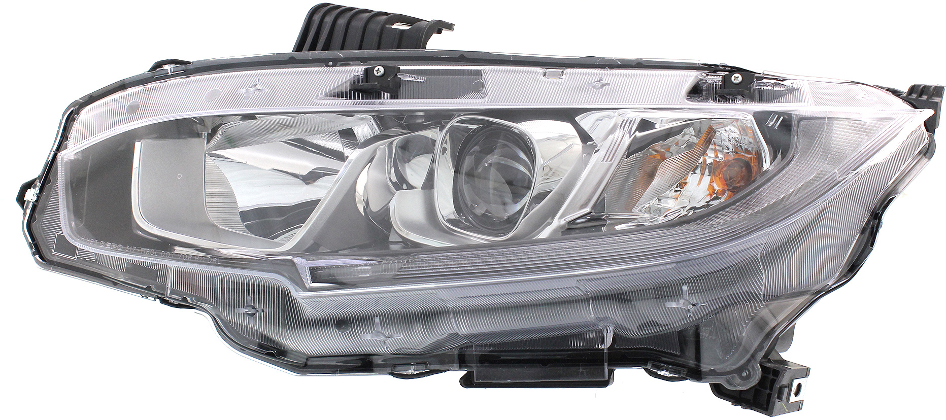 4-Piece Kit Driver and Passenger Side Halogen Headlight, With bulb(s), OE Replacement, Includes (2) Fog Light and (2) Headlight - Image 3