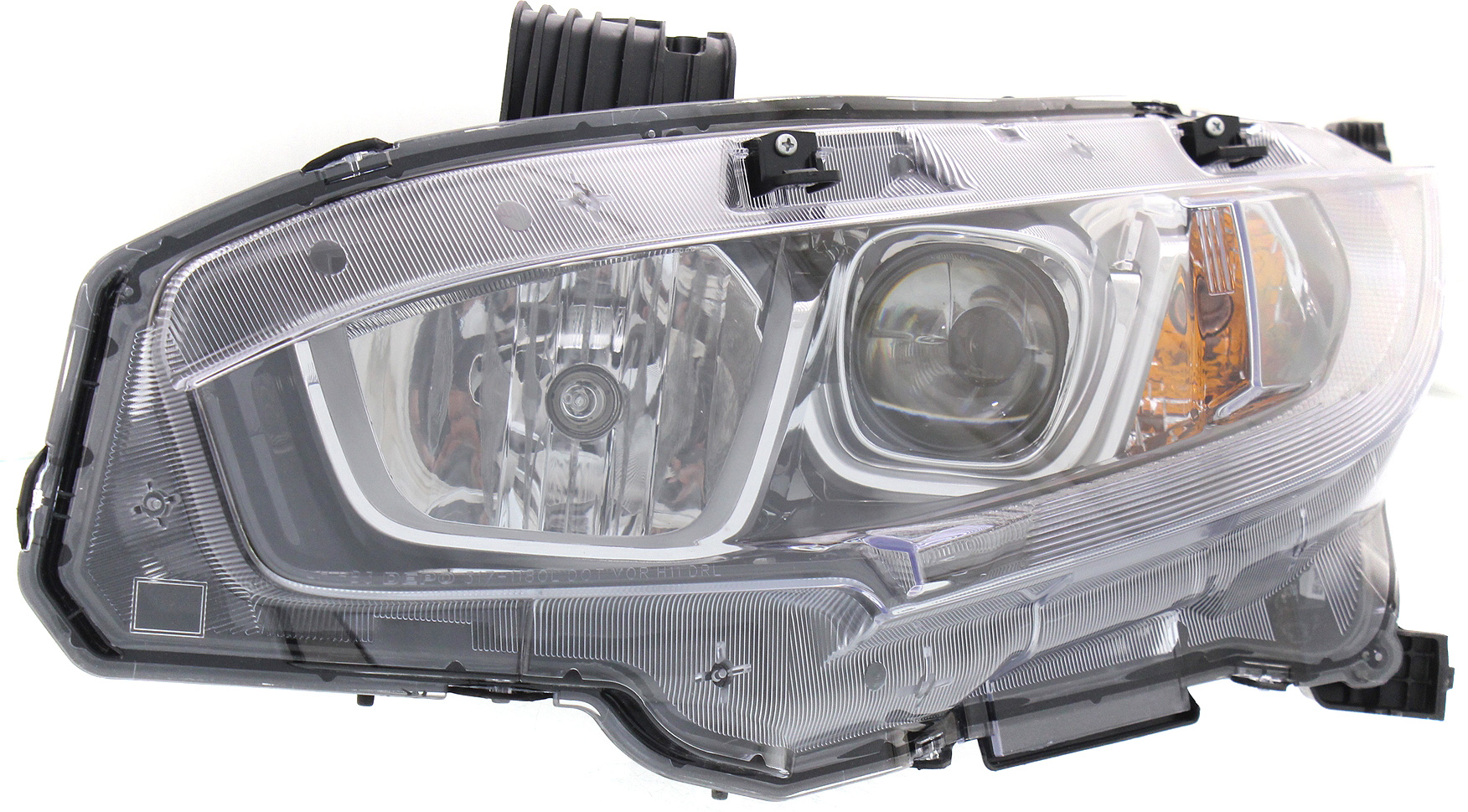 4-Piece Kit Driver and Passenger Side Halogen Headlight, With bulb(s), OE Replacement, Includes (2) Fog Light and (2) Headlight - Image 4