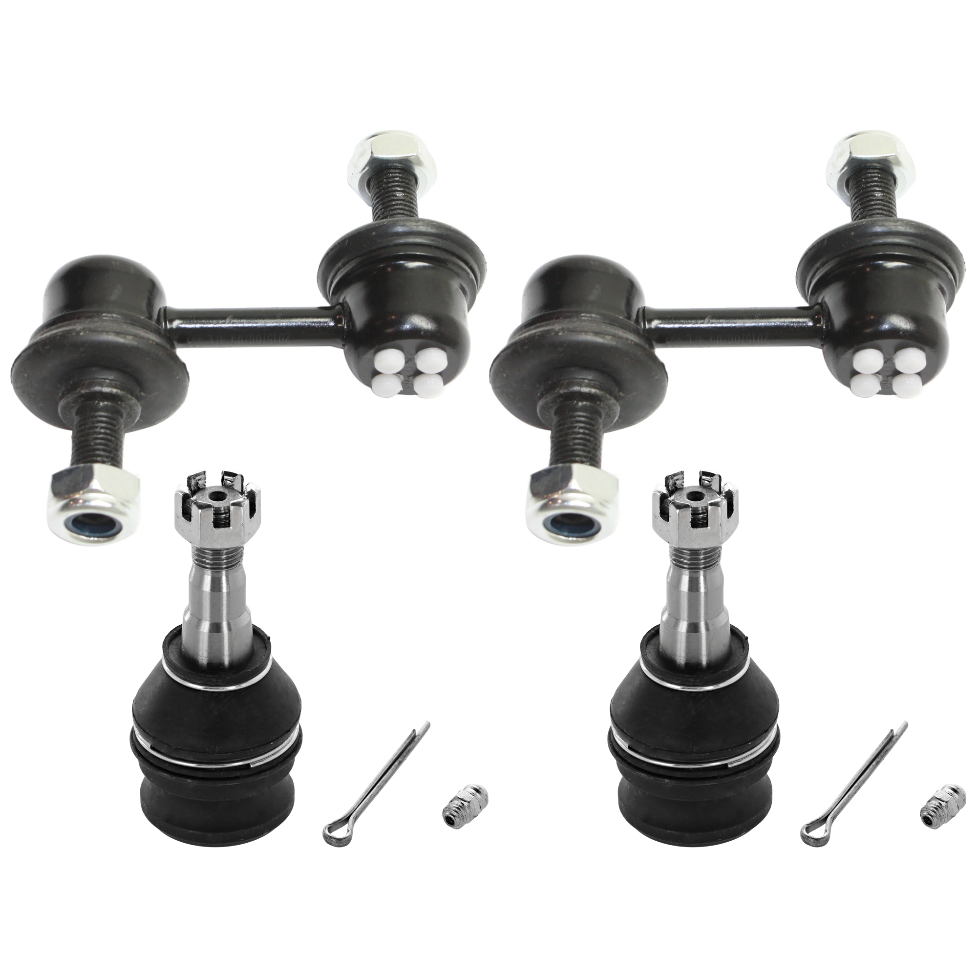4-Piece Kit Front Suspension Kit, Includes (2) Ball Joint and (2) Sway Bar Link - Image 2
