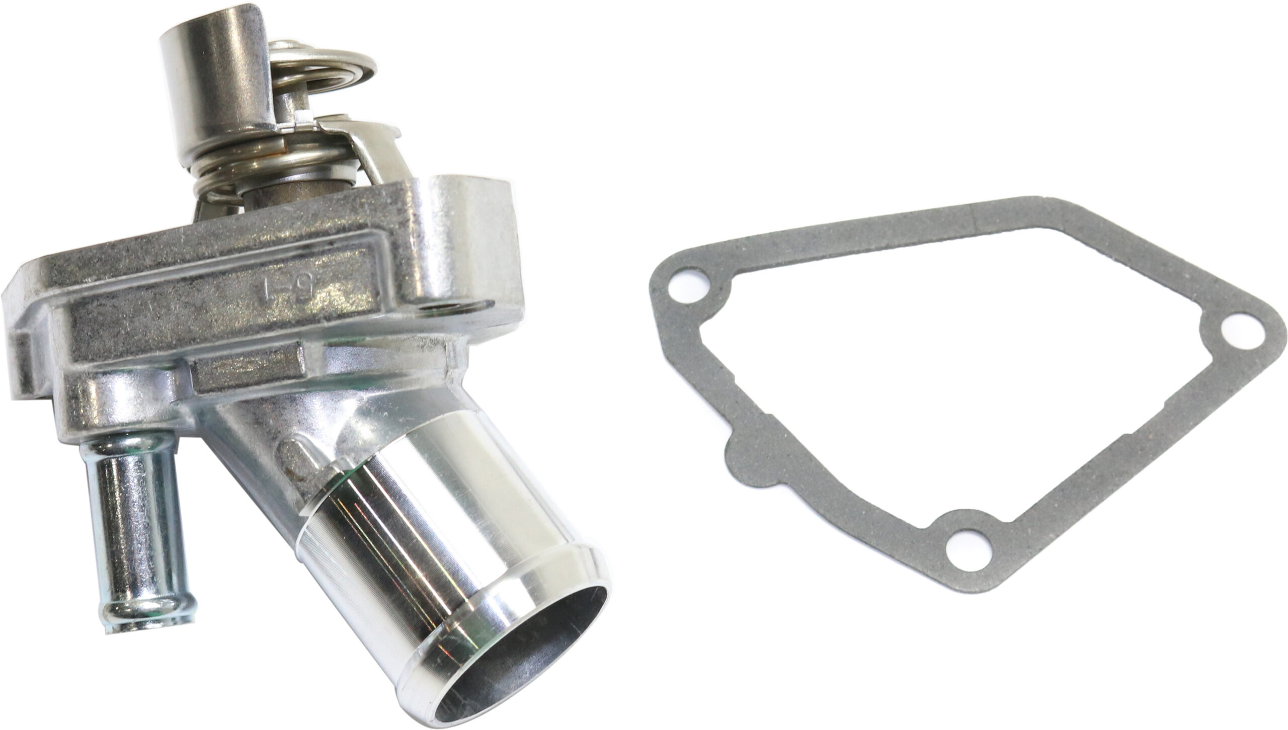 2-Piece Kit Water Pump, New, With Gasket, Includes (1) Thermostat and (1) Water Pump - Image 2
