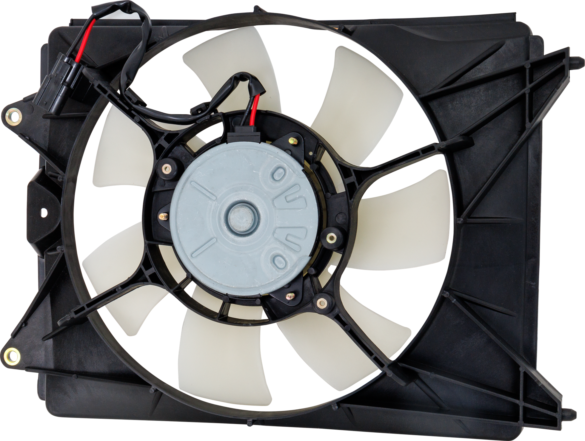 2-Piece Kit Passenger Side Cooling Fan Assembly, Includes (1) A/C Condenser and (1) A/C Condenser Fan - Image 4