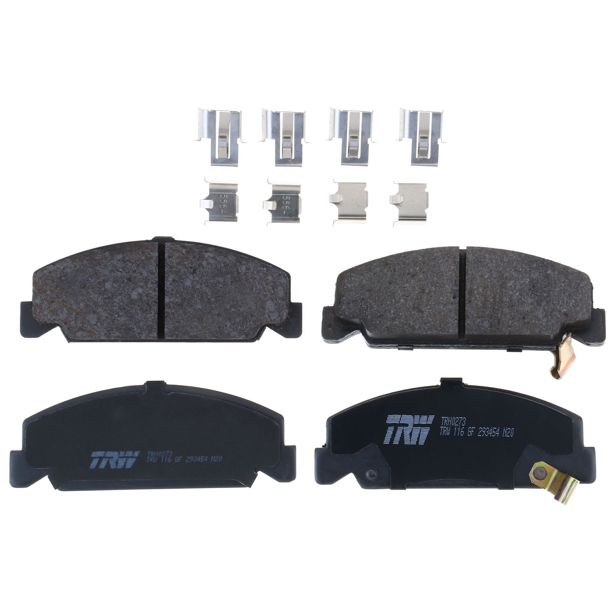KIT-072924-1991 2-Wheel Set Front Brake Disc and Pad Kit, Plain Surface 4 Lugs 240.03 mm Semi-metallic, Includes (2) Disc and (1) Pad Set - Image 4