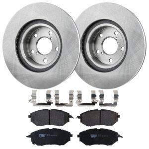 KIT-072924-4546 2-Wheel Set Front Brake Disc and Pad Kit, Plain Surface 5 Lugs 276.86 mm Semi-metallic, Includes (1) Brake Pad Set and (2) Brake Disc