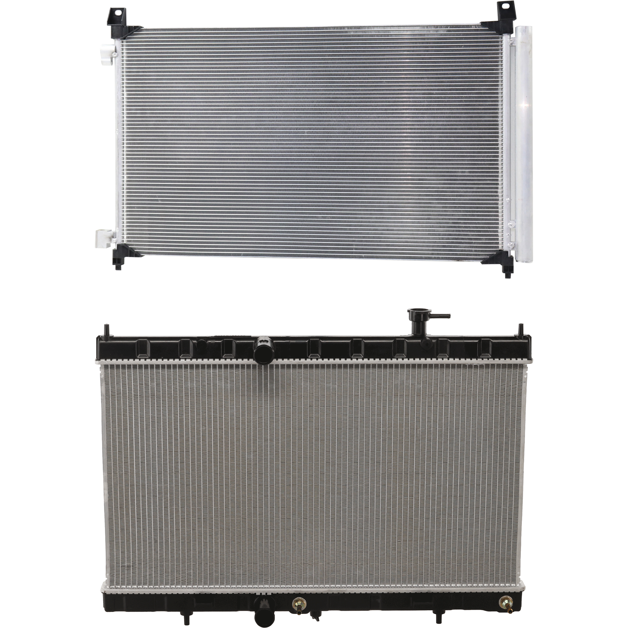 2-Piece Kit Radiator, 2.5L, 4Cyl, Includes (1) Radiator and (1) A/C Condenser - Image 2