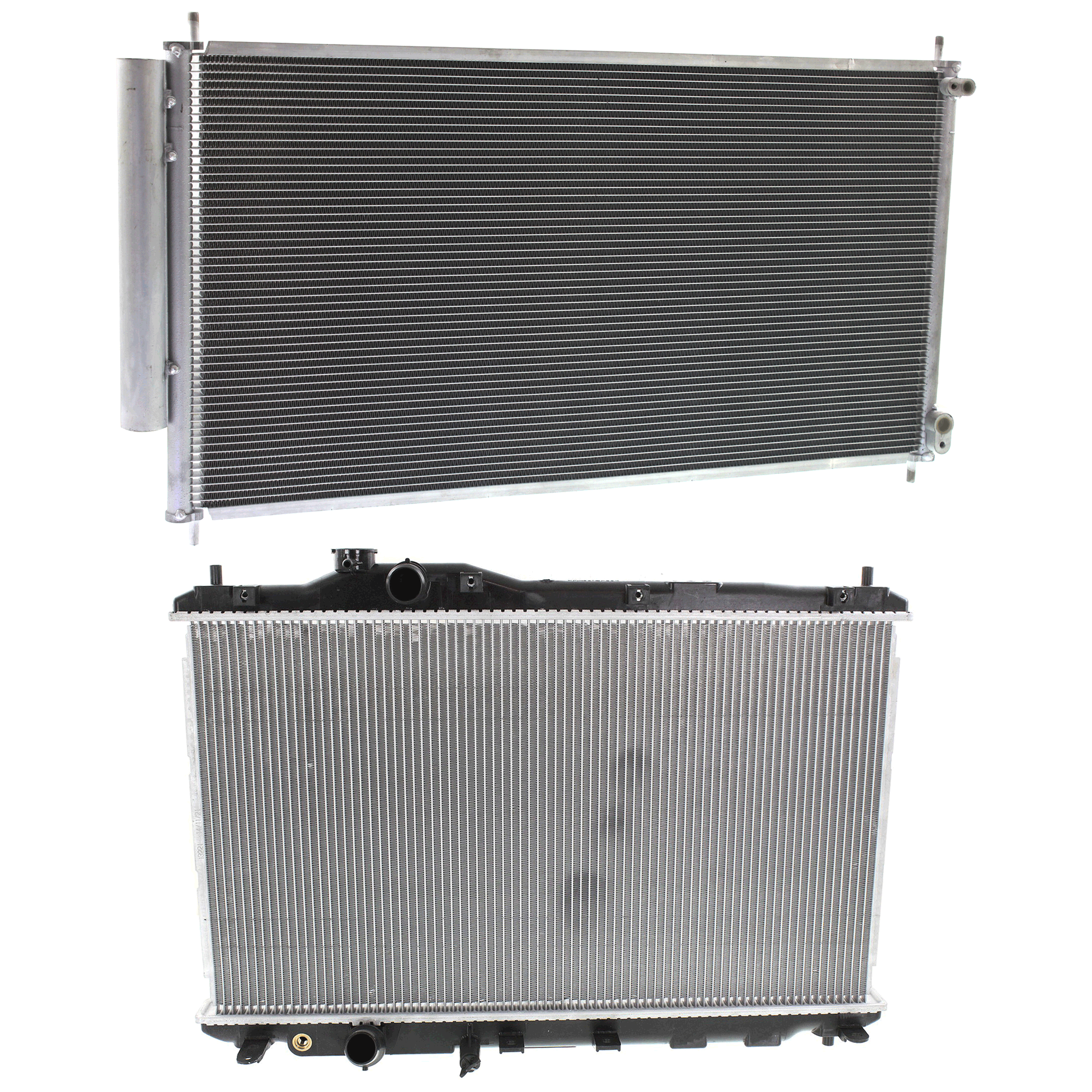 2-Piece Kit Radiator, Coupe, Includes (1) A/C Condenser and (1) Radiator - Image 2