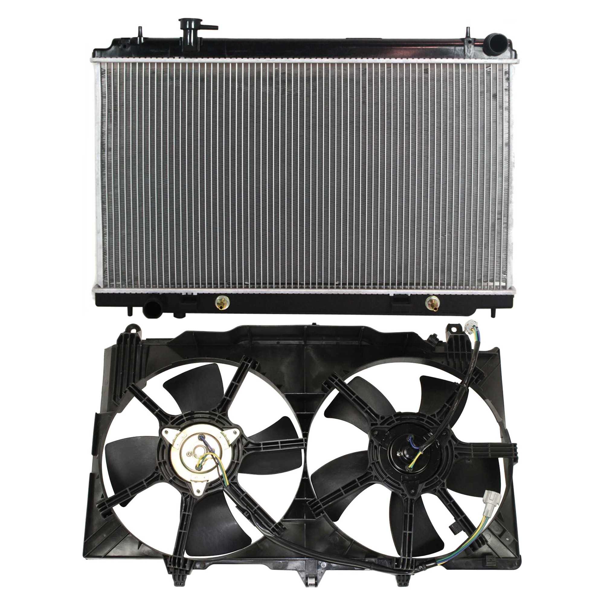 2-Piece Kit Radiator, 3.5L, 6Cyl, Includes (1) Radiator and (1) Cooling Fan Assembly